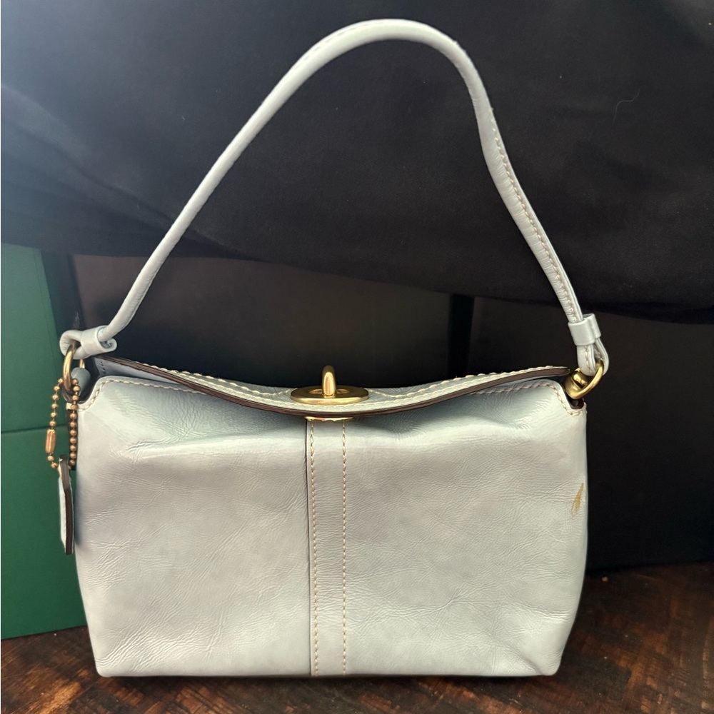 Coach Blue Leather Wristlet - Picture 13 of 15